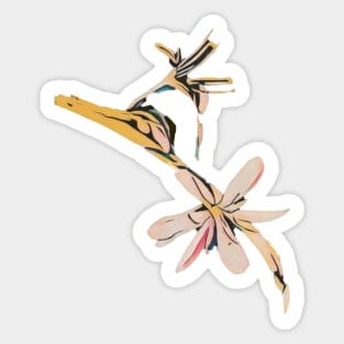 Modern Flower Sticker